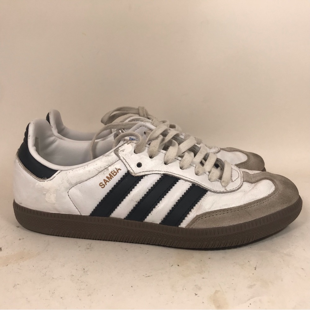 adidas Samba Classic OG J Cloud White Core Black (GS) #IE3675 Kids Size 4.5